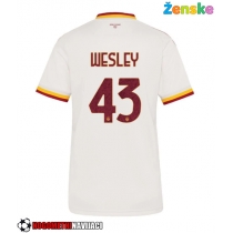 Ženske Nogometnih dresov AS Roma Wesley Franca #43 Gostujoči 2026-27 Kratki rokavi